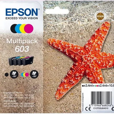 Epson 603 / 603XL ink cartridge multipack